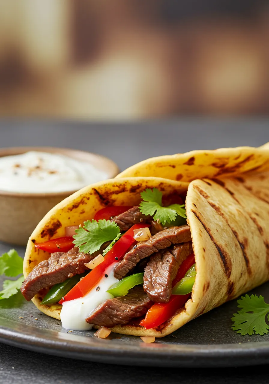 Banana Beef Wraps